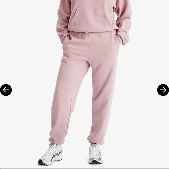 Skims Womens Light Pink Sweatpant Joggers 2X Comfy Cozy Lounge - Picture 1 of 11